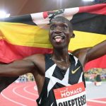 Joshua Cheptegei won the men's 10,000m race and set a new Olympic record in Paris