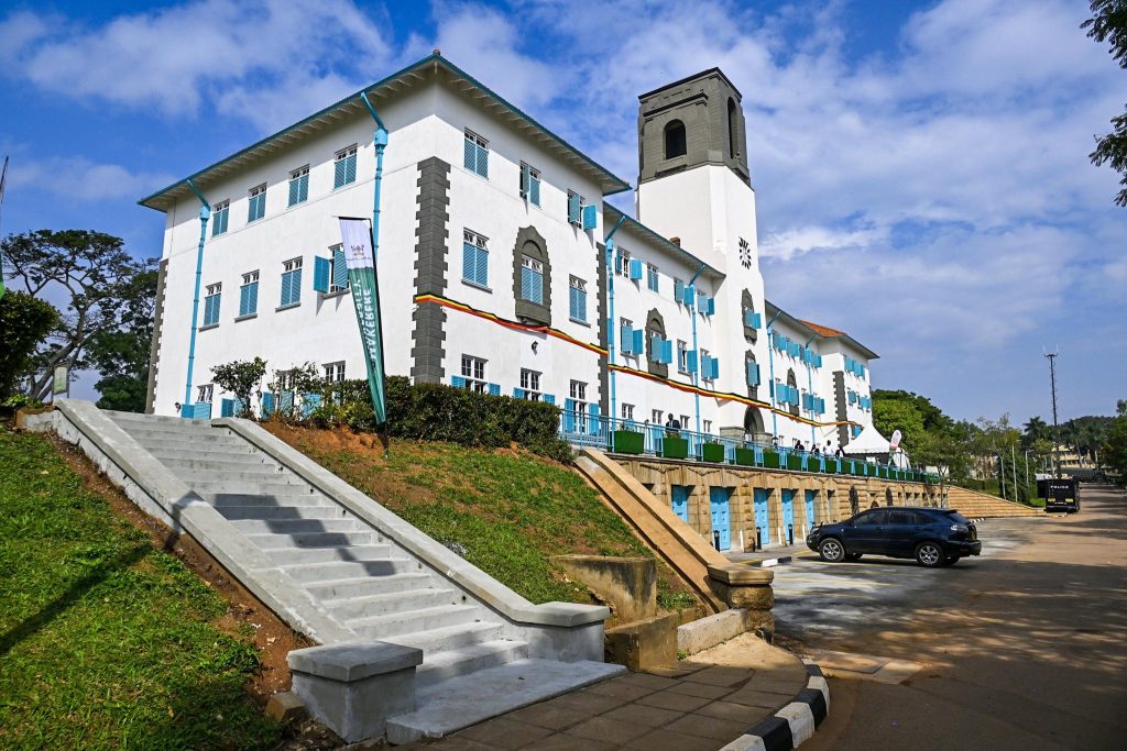 Makerere University Historical building (Ivory Tower) restored