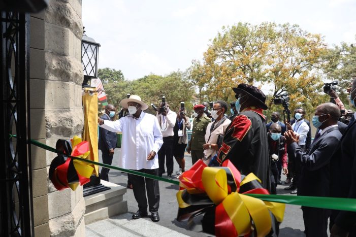 President Museveni Reopens Makerere University’s Rebuilt Ivory Tower