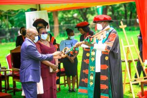 President Museveni Reopens Makerere University’s Restored Ivory Tower and Installs Dr. Crispus Kiyonga as New Chancellor