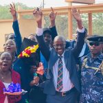 MUBS staff and students gather in celebration to congratulate Prof Moses Muhwezi as substantive Principal of MUB by President Museveni