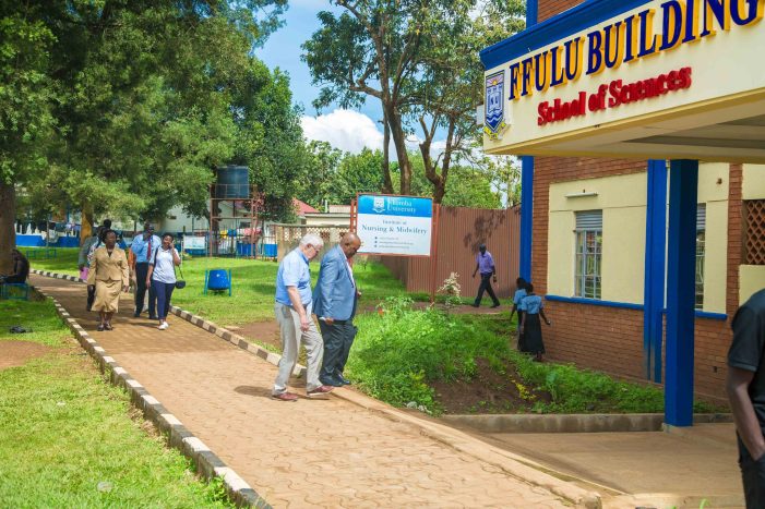 Rotary Leader Inspects Site for Africa’s First WASH Institute at Nkumba University